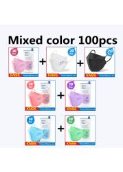 KN95 Face Mask FFP2 Mascarilla FPP2 Homolucada Protective Face Mask Mascarillas Colores Respirator Mask ffp2Filter Mask FP2 Masks