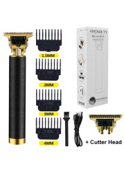 T9 USB Electric Hair Cutting Machine Rechargeable Cutting Hair Clipper Man Shaver Trimmer For Men Barber Professional Beard Trimmers