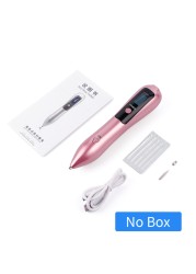 LCD Plasma Pen Laser Tattoo Mole Removal Device Rechargeable Face Care Skin Tag Removal Freckle Wart Dark Spot Remover