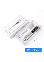 LCD Plasma Pen Laser Tattoo Mole Removal Device Rechargeable Face Care Skin Tag Removal Freckle Wart Dark Spot Remover