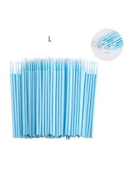 100pcs/bag Disposable Eyelashes Extension Individual Eyelashes Lash Removal Swab Micro Brush For Eyelash Extension Tools