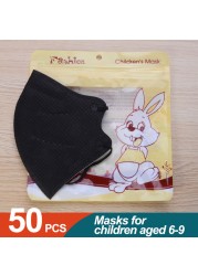 KN95 Kid Face Masks FFP2 Children's Mask 4 Ply Filtration Mask Boy and Girl Dust-proof Face Mask ffp2Mask Mascarillas