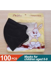 KN95 Kid Face Masks FFP2 Children's Mask 4 Ply Filtration Mask Boy and Girl Dust-proof Face Mask ffp2Mask Mascarillas