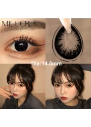 Myopia Degree Contact Lens Big Black Eyes Colored Contact Lenses Prescription Contact Lenses Natural Cosmetics Dioptra Eye Yearly Use 2pcs/pair