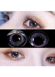 Myopia Degree Contact Lens Big Black Eyes Colored Contact Lenses Prescription Contact Lenses Natural Cosmetics Dioptra Eye Yearly Use 2pcs/pair