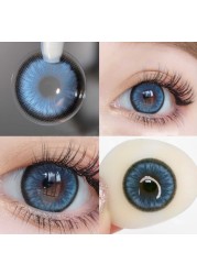 Myopia Degree Contact Lens Big Black Eyes Colored Contact Lenses Prescription Contact Lenses Natural Cosmetics Dioptra Eye Yearly Use 2pcs/pair