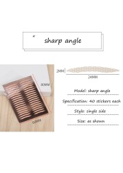 1 Sheet Invisible Eyelid Sticker Transparent Lift Eye Strips Waterproof Double Eyelid Tape Lace Eye Lift Strips Makeup Tool