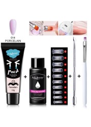 Mobray 5/2pcs Set Poly Nail Gel Extension Polygels Set Manicure Acrylic Gel Varnish Set 15ml Polygels Poly Nail Kit Nail Set