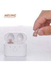 Digital Hearing Aid C 400 USB Type C Mini Rechargeable Invisible Hearing Aids Hearing Aids Adjustable Amplifier