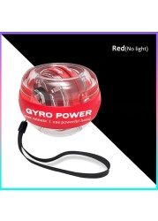 LED Wrist Ball Self Starting Gyroscope Energy Ball Gyro Strength Ball Muscle Relax Arm Wrist Strength Trainer Fitness Sports Equipment