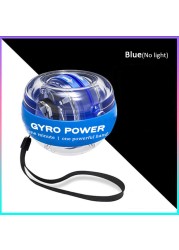 LED Wrist Ball Self Starting Gyroscope Energy Ball Gyro Strength Ball Muscle Relax Arm Wrist Strength Trainer Fitness Sports Equipment