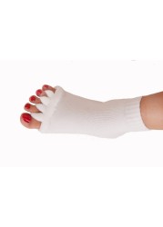 1 Pair Five Toes Separators Foot Sock Hallux Valgus Corrector Bunion Adjuster Foot Care Alignment Straightener Socks