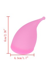 1pc Medical Silicone Menstrual Cup Feminine Hygiene Menstrual Period Cup Lady Health Care Cup