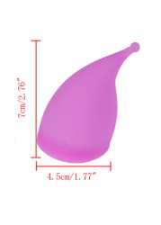 1pc Medical Silicone Menstrual Cup Feminine Hygiene Menstrual Period Cup Lady Health Care Cup