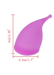 1pc Medical Silicone Menstrual Cup Feminine Hygiene Menstrual Period Cup Lady Health Care Cup