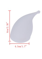 1pc Medical Silicone Menstrual Cup Feminine Hygiene Menstrual Period Cup Lady Health Care Cup