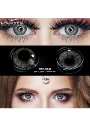 Eye Color Contact Lenses 2pcs Natural Colored Lenses Blue Pink Cosmetic Contact Lenses Yearly Eye Contact Lenses