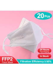 FFP2 Mascarillas FPP2 Mascherine FFPP2 شهادة CE قناع الجهاز التنفسي FPP2 قابلة لإعادة الاستخدام قناع الوجه KN95 أقنعة ffp2masque FFP 2