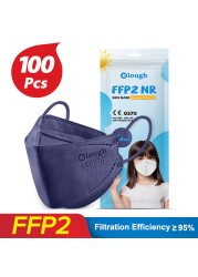 CE FFP2 certified mascarillas fpp2 ninos children masks ffp2 approved mask Spain kids KN95 mask ffp2mask child protective mask