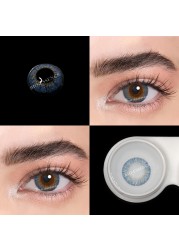 Bio-essence 1 Pair Contact Lenses With Eye Color Lenses For 1 Year Cosmetic Natural Moticolor Lenses Colored Lenses Eyes