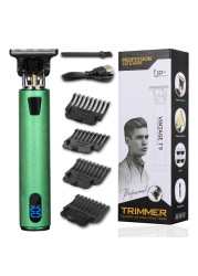 T9 USB Electric Hair Cutting Professional Beard Trimmer Machine Rechargeable New Hair Clipper Man Shaver Trimmer For Men Barber