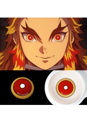 Bio-essence 1 Pair Cosplay Color Contact Lenses Nezuko Cosplay Anime Eye Contacts Pink Lenses Demon Slayer Cosplay Lenses