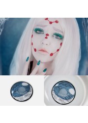 Bio-essence 1 Pair Cosplay Color Contact Lenses Nezuko Cosplay Anime Eye Contacts Pink Lenses Demon Slayer Cosplay Lenses