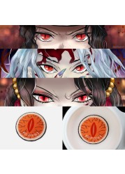 Bio-essence 1 Pair Cosplay Color Contact Lenses Nezuko Cosplay Anime Eye Contacts Pink Lenses Demon Slayer Cosplay Lenses