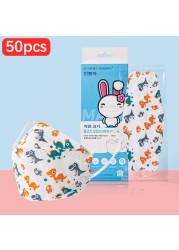 CE FFP2 Kids Face Mask KN95 Masks Dustproof 5 Layer Breathable FFP2 Mask Baby Boy Girls Protective Mask Kn95 Mascarillas