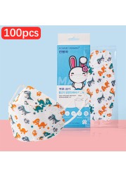 CE FFP2 Kids Face Mask KN95 Masks Dustproof 5 Layer Breathable FFP2 Mask Baby Boy Girls Protective Mask Kn95 Mascarillas