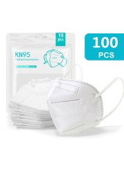 5-100pcs ffp2fan reusable kn95 masks ce approved adult ffp2reuse zable mascherine KN95 Mascarillas face mask protective masks