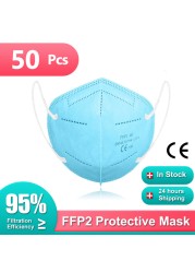 Mascarilla FPP2 Homologadas Europa 5 Layers FFP2 Mask CE Certification Mascarilla KN95 Adult FP2 Colorful Masks ffp2mask