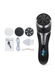 Rechargeable Electric Foot File Electric Pedicure Sander IPX7 Waterproof 2 Speeds Foot Dead Skin Remover Feet Dead Skin Calluses