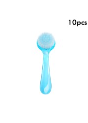 10/20/30/50pcs Plastic Nail Dust Cleaning Powder Brushes Removal Tools Dust Cleaner Nail Cleaning Brush Clean Tools Nail Brushes