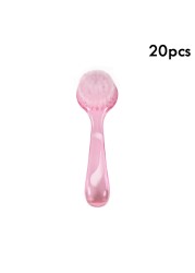 10/20/30/50pcs Plastic Nail Dust Cleaning Powder Brushes Removal Tools Dust Cleaner Nail Cleaning Brush Clean Tools Nail Brushes