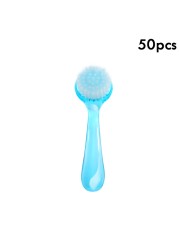 10/20/30/50pcs Plastic Nail Dust Cleaning Powder Brushes Removal Tools Dust Cleaner Nail Cleaning Brush Clean Tools Nail Brushes