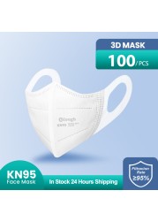 3D masks FFP2 face masks KN95 mascarillas certified ffp2mascarillas 4 layer reusable kn95 ffp2 mascarilla fpp2 homology ada Spain FP3