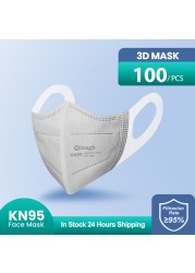 3D masks FFP2 face masks KN95 mascarillas certified ffp2mascarillas 4 layer reusable kn95 ffp2 mascarilla fpp2 homology ada Spain FP3