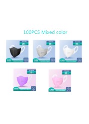 3D masks FFP2 face masks KN95 mascarillas certified ffp2mascarillas 4 layer reusable kn95 ffp2 mascarilla fpp2 homology ada Spain FP3