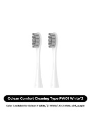 Oclean X Pro Elite/X Pro/F1/Air 2/One 2/4pcs Replacement Brush Heads for Electric Toothbrush Deep Cleaning Toothbrush Heads