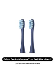 Oclean X Pro Elite/X Pro/F1/Air 2/One 2/4pcs Replacement Brush Heads for Electric Toothbrush Deep Cleaning Toothbrush Heads