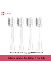 Oclean X Pro Elite/X Pro/F1/Air 2/One 2/4pcs Replacement Brush Heads for Electric Toothbrush Deep Cleaning Toothbrush Heads