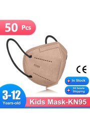 Mascarilla ffp2 KN95 Kids Mask Kids Face Mask 3-12Years 3-12Years Protection Mask 3-12Years