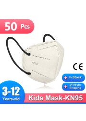 Mascarilla ffp2 KN95 Kids Mask Kids Face Mask 3-12Years 3-12Years Protection Mask 3-12Years