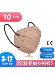 Mascarilla ffp2 KN95 Kids Mask Kids Face Mask 3-12Years 3-12Years Protection Mask 3-12Years