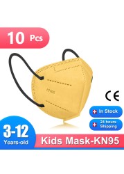 Mascarilla ffp2 KN95 Kids Mask Kids Face Mask 3-12Years 3-12Years Protection Mask 3-12Years