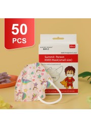 Ninos Mascarilla FPP2 KN95 Mask for Kids 4-13 Old Masky Kinder 5ply Single Pack Security Ffp2