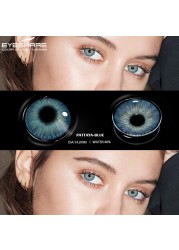 Contact Lenses Colored Contact Lenses Contact Lenses For Eyes 2pcs Blue Color Natural Contact Lens Yearly Lenses Green Beauty Cosmetic Contact Lenses