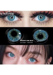 Contact Lenses Colored Contact Lenses Contact Lenses For Eyes 2pcs Blue Color Natural Contact Lens Yearly Lenses Green Beauty Cosmetic Contact Lenses