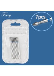 7/8/10pcs Diamond Nail Drill Bits Set Milling Cutter Manicure All About Nail Machine Bits Kits Nail Files Decorations